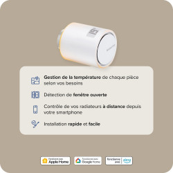 Pack 3 Têtes Thermostatiques Connectées et Intelligentes NETATMO - NETATMO