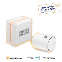 Thermostat connecté chaudière filaire ou sans fil NETATMO de marque NETATMO, référence: B9507100