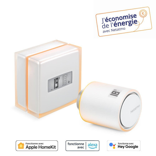 Thermostat connecté chaudière filaire ou sans fil NETATMO - NETATMO