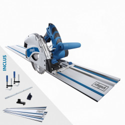 Scie circulaire plongeante filaire PL56 SCHEPPACH, 1200 W, 160 mm + rail de marque SCHEPPACH, référence: B9508400