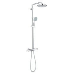 Colonne de douche thermostatique chrome, Vitalio Start Clova, GROHE de marque GROHE, référence: B9509100