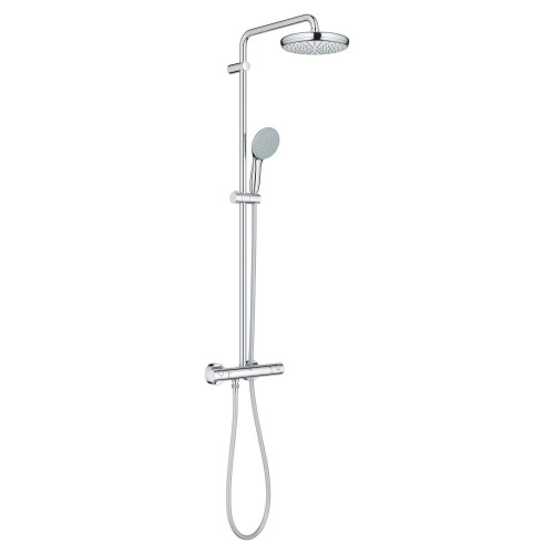 Colonne de douche thermostatique chrome, Vitalio Start Clova, GROHE - GROHE