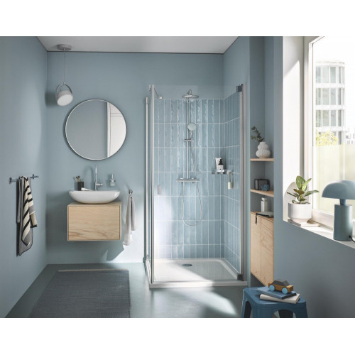 Colonne de douche thermostatique chrome, Vitalio Start Clova, GROHE - GROHE