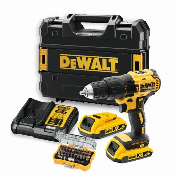 Perceuse Visseuse Sans Fil DeWalt DCD778D2TA – 18V, 2 Batteries 2Ah, Accessoires