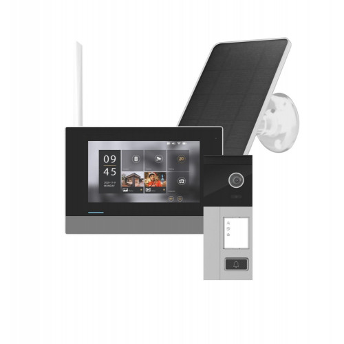 Visiophone DIO connecté sans fil + panneau solaire - DIO