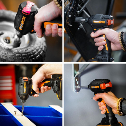 Visseuse à chocs sans fil 20 V WORX Wx265, 200 Nm + 2 batteries 2Ah - Worx