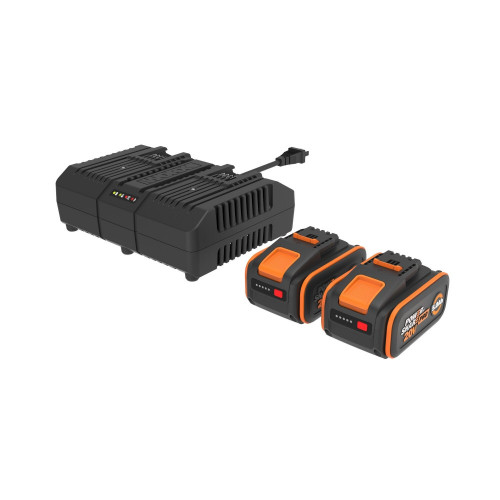 Chargeur et batterie WORX, 20 V, 5 Ah Wa3260.j lithium-ion - Worx