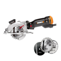 Scie circulaire 800W WORX, WX437 (Coupe le bois, métal, plastique, pierre…) de marque Worx, référence: B9513000