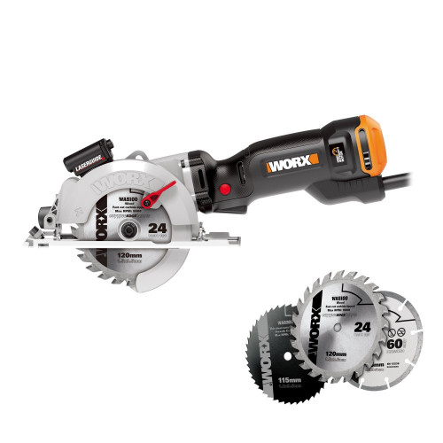 Scie circulaire 800W WORX, WX437 (Coupe le bois, métal, plastique, pierre…) - Worx