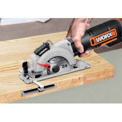 Scie circulaire 800W WORX, WX437 (Coupe le bois, métal, plastique, pierre…) - Worx