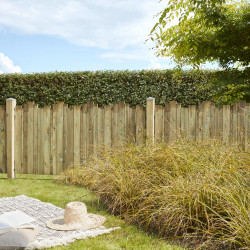 Clôture jardin bois Cleveland, CERLAND, H.95 x l.180 cm, naturel de marque CERLAND, référence: J9506500