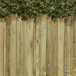 Clôture jardin bois Cleveland, CERLAND, H.95 x l.180 cm, naturel - CERLAND