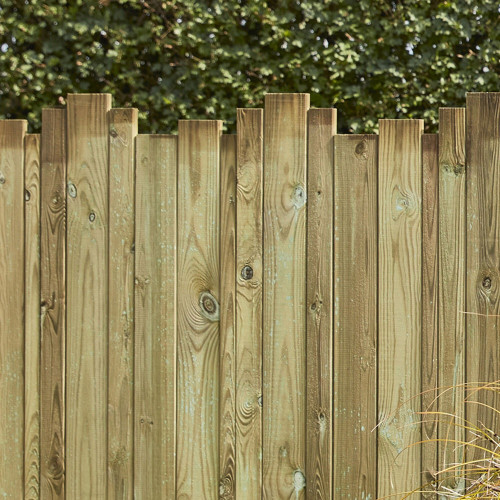 Clôture jardin bois Cleveland, CERLAND, H.95 x l.180 cm, naturel - CERLAND