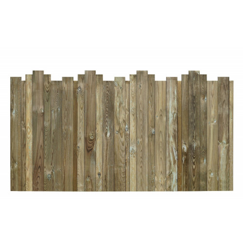 Clôture jardin bois Cleveland, CERLAND, H.95 x l.180 cm, naturel - CERLAND