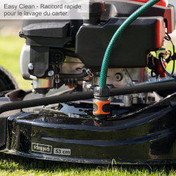Tondeuse a essence SCHEPPACH Ms225-53e , 224 cm?, l.53 cm, demarrage electrique - SCHEPPACH