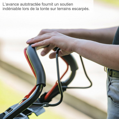 Tondeuse a essence SCHEPPACH Ms225-53e , 224 cm?, l.53 cm, demarrage electrique - SCHEPPACH