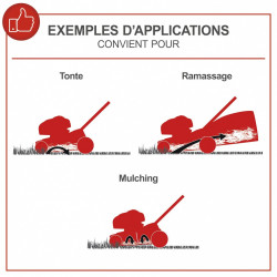 Tondeuse a essence SCHEPPACH Ms225-53e , 224 cm?, l.53 cm, demarrage electrique - SCHEPPACH