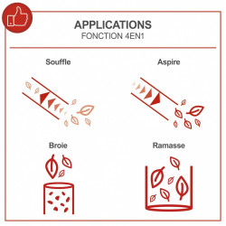 Aspirateur souffleur a essence SCHEPPACH Lbh3500p 25.4 cm? - SCHEPPACH