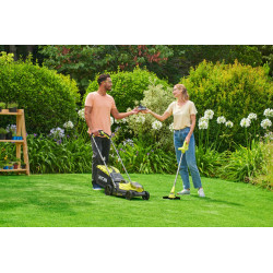 Tondeuse sur batterie RYOBI Rlm18x33b50lt23a 18 V, l.33 cm - RYOBI