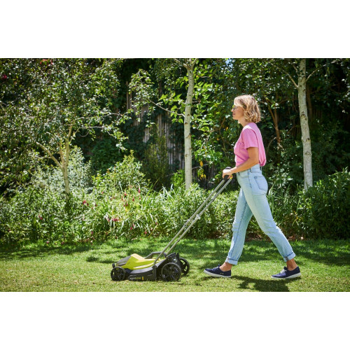 Tondeuse sur batterie RYOBI Rlm18x33b50lt23a 18 V, l.33 cm - RYOBI