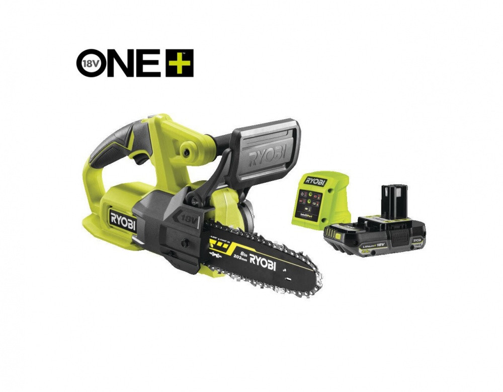 Tronçonneuse RYOBI 18V One+ Batterie 2.5Ah Chargeur RY18CS20A 125 - vue 4