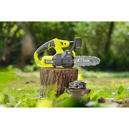 Tronçonneuse élagueuse sur batterie RYOBI Ry18cs20a-125 18 V, guide de 20 cm - RYOBI
