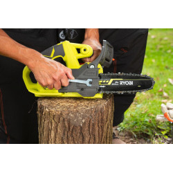 Tronçonneuse élagueuse sur batterie RYOBI Ry18cs20a-125 18 V, guide de 20 cm - RYOBI