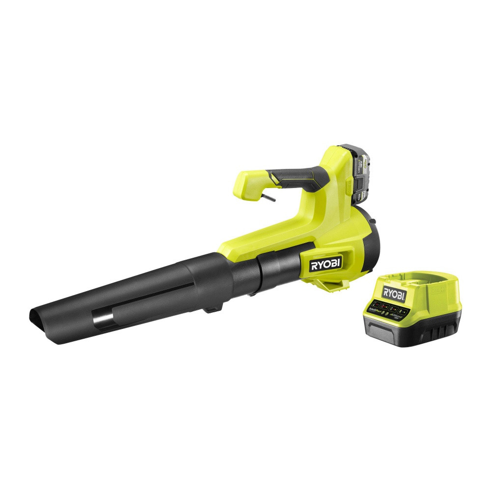 Souffleur Turbo Jet 18V RYOBI Soufflerie 160 kmh Batterie 4 0Ah Chargeur RY18BLB 140 - vue 7