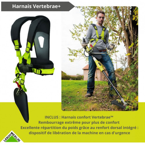 Débroussailleuse à batterie RYOBI, Rbc36x26bg2-14020 36V, l.33cm - RYOBI