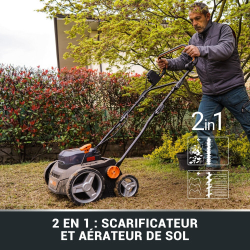 Scarificateur electrique WORX Wg855e.9 40V - Worx