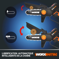 Pack mini-élagueuse + sécateur WORX 20V WG907E - Worx