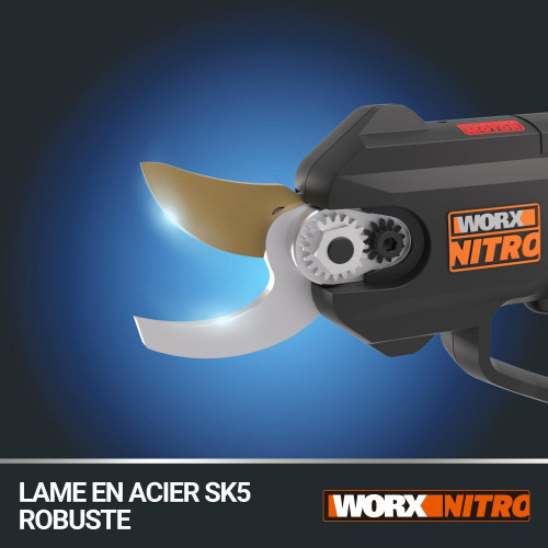 Pack mini-élagueuse + sécateur WORX 20V WG907E - Worx