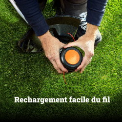 Débroussailleuse sur batterie WORX Wg084e.9 40 V, l.38 cm - Worx