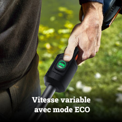 Débroussailleuse sur batterie WORX Wg084e.9 40 V, l.38 cm - Worx