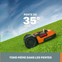 Robot tondeuse connecté WORX LANDROID - Jusqu'à 250m² - WR168E - Worx