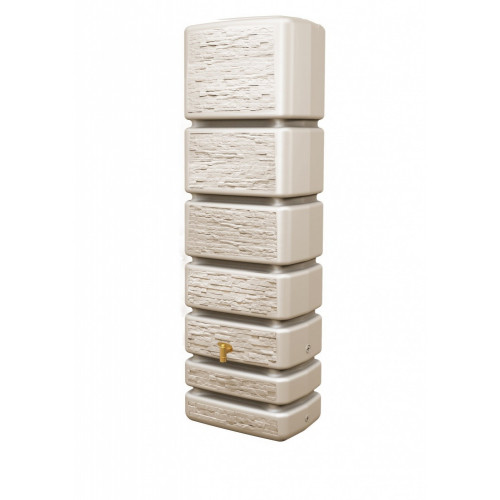 Récupérateur d'eau GARANTIA rectangulaire sable, 330 l - GARANTIA