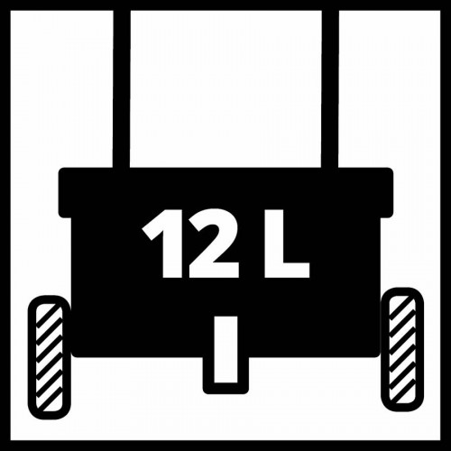 Épandeur manuel – GC-SR 12 – Capacité 12 L – Largeur d’épandage 45 cm – Double guidon – Roues Ø 200 mm RECONDITIONNE - EINHELL 