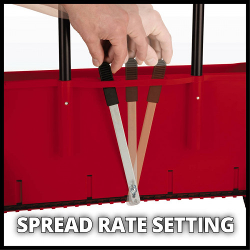 Épandeur manuel – GC-SR 12 – Capacité 12 L – Largeur d’épandage 45 cm – Double guidon – Roues Ø 200 mm RECONDITIONNE - EINHELL 