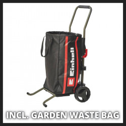 Chariot de transport pour enrouleur de tuyau – Compatible GE-HR 18/30 Li – Charge max. 50 kg – Sac déchets verts 75 L RECONDITIO - EINHELL