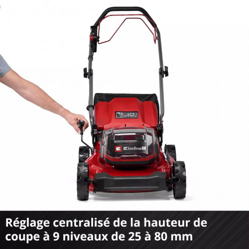 Tondeuse à gazon sans fil autotractée - GC-CM 36/46 S Li BL - 36 V Twin-Pack - Largeur de coupe 46 cm - 2 batteries 4,0 Ah RECON - EINHELL 