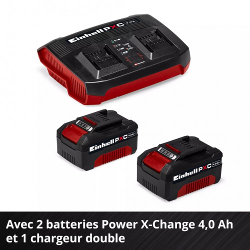Tondeuse à gazon sans fil autotractée - GC-CM 36/46 S Li BL - 36 V Twin-Pack - Largeur de coupe 46 cm - 2 batteries 4,0 Ah RECON - EINHELL 