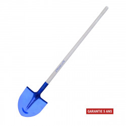 Pelle en aluminium - 27 cm - manche bois 1,10 m – légère et résistante de marque PERRIN  , référence: J9516300