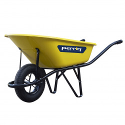 Brouette 110 L roue gonflée – charge 290 kg de marque PERRIN  , référence: J9516800