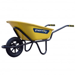 Brouette roue gonflée charge 320 kg – châssis double renforcé de marque PERRIN  , référence: J9517100