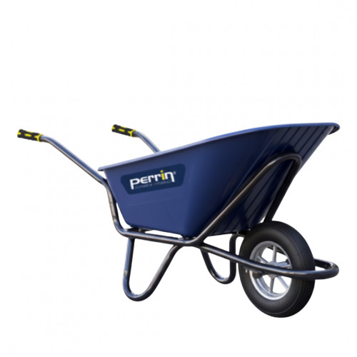 Brouette 120 L roue gonflée – charge 320 kg PEHD renforcé - PERRIN  