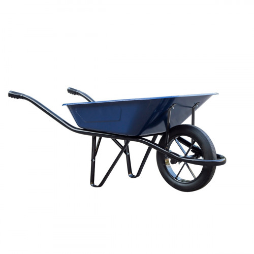 Brouette 100 L - Classic - roue pleine - bleu - PERRIN  