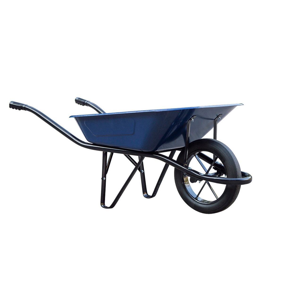 Brouette 100 L - Classic - roue pleine - bleu