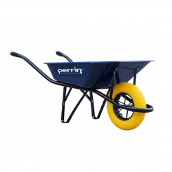 Brouette 100 L - Classic  roue increvable - bleu de marque PERRIN  , référence: J9518000