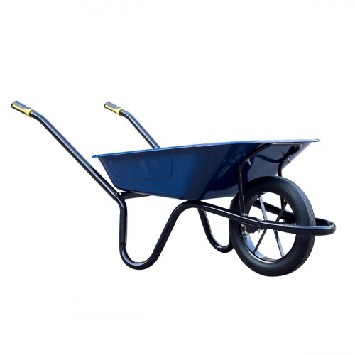 Brouette chantier 100 L – Dynamic renforcée – roue pleine – châssis acier Ø32 mm – 190 kg - PERRIN  