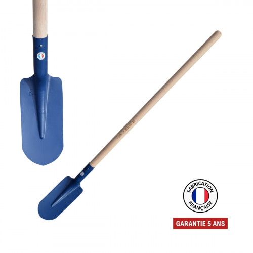 Pelle fortification 13 cm – manche 110 cm PEFC – outil de terrassement - PERRIN  